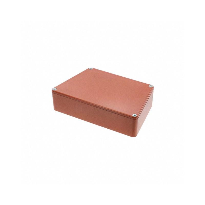 1 pcs : 1590TRPCOR - Stomp Box Aluminum Orange Cover Included 5.946' L x 3.740' W (151.03mm x 95.00mm) X 1.535' (38.99mm)