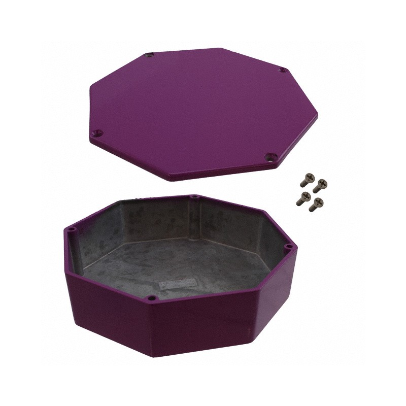 1 pcs : 1590STPCPR - Stomp Box Aluminum Purple Cover Included 5.230' L x 5.230' W (132.84mm x 132.84mm) X 1.540' (39.12mm)