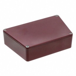 1 pcs : 1590TRPCRD - Stomp Box Aluminum Red Cover Included 5.946' L x 3.740' W (151.03mm x 95.00mm) X 1.535' (38.99mm)