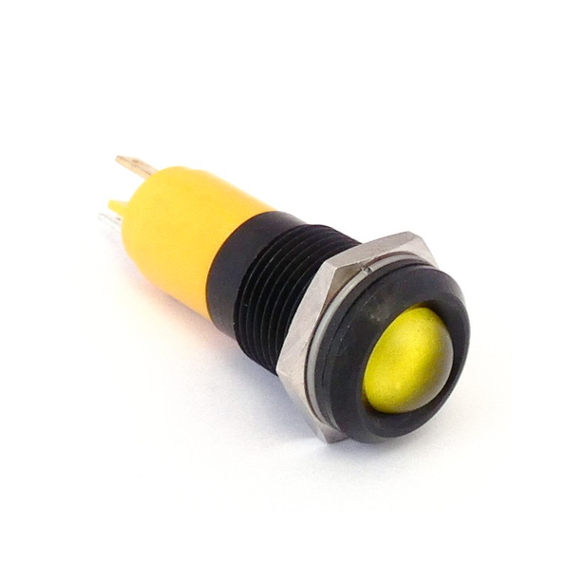 1 pcs - CML Innovative Technologies Panel Mount Indicator, 14mm Mounting Hole Size, Solder Tab Termination, IP67