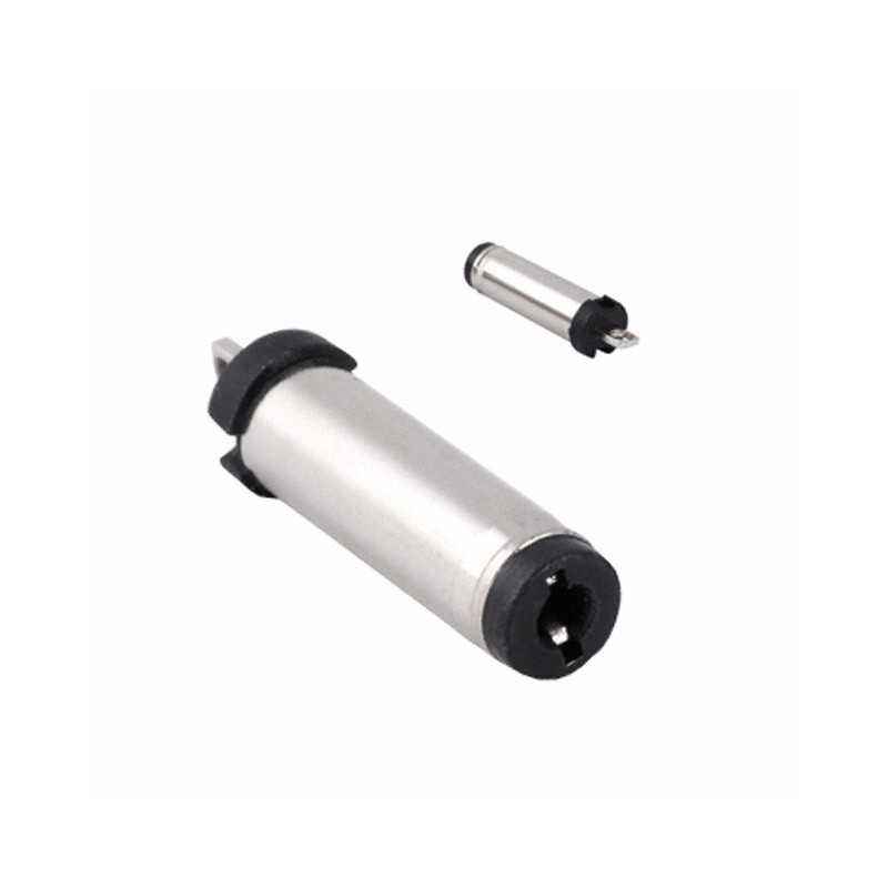 1 pcs : 50-00024 - CONN PWR PLUG 2.1X5.5MM SOLDER