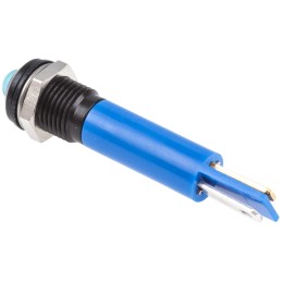 1 pcs - RS PRO Blue Panel Mount Indicator, 110V ac, 8mm Mounting Hole Size, IP67