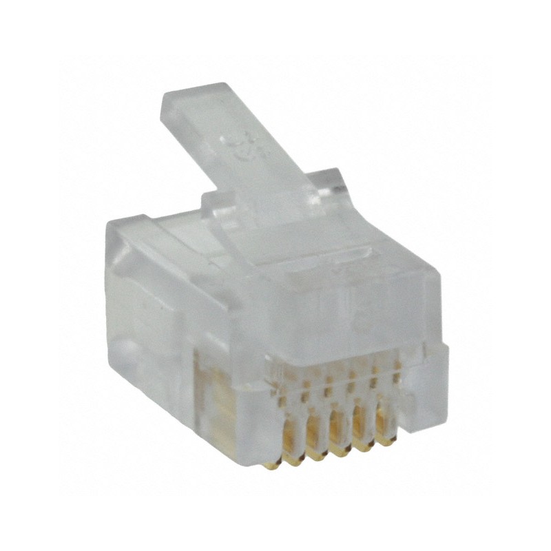 1 pcs : 940-SP-3066R - CONN MOD PLUG 6P6C UNSHIELDED