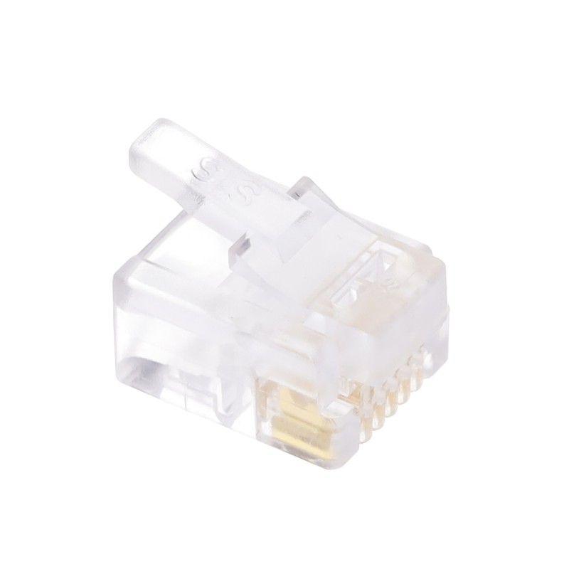 1 pcs : 937-SP-3066R - CONN MOD PLUG 6P6C UNSHIELDED