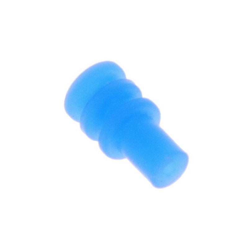 1 pcs : 1394133-1 - SEAL PLUG SINGLE WIRE BLUE 20AWG