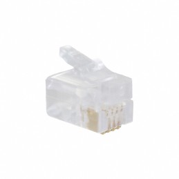 1 pcs : 940-SP-3044R - CONN MOD PLUG 4P4C UNSHIELDED