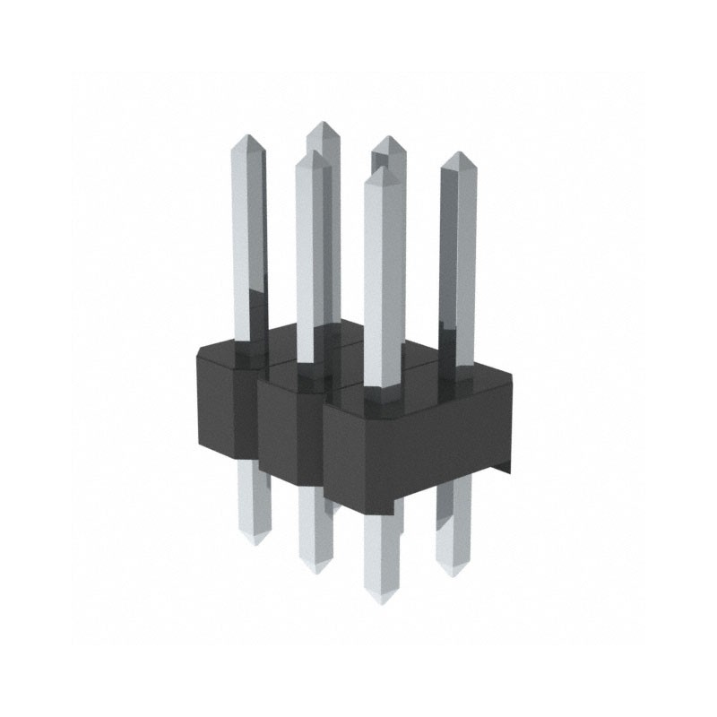 1 pcs : PREC003DAAN-RC - CONN HEADER VERT 6POS 2.54MM