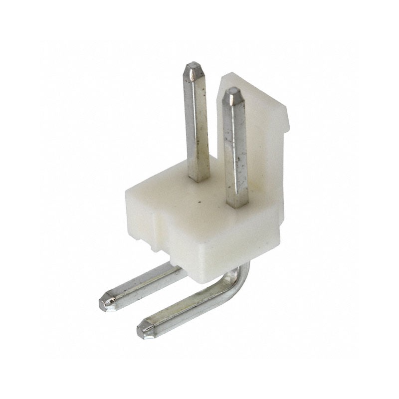 1 pcs : 647676-2 - CONN HEADER R/A 2POS 3.96MM