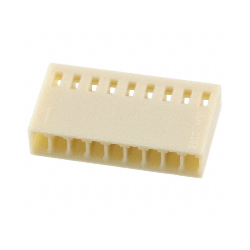 1 pcs : SWH25X-NULC-S09-UU-BA - CONN RCPT HSG 9POS 2.54MM
