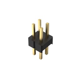 1 pcs : BF050-04-A-B-0200-0300-L-G - 4POS, 2MM PITCH PIN HDR, DIL, TH
