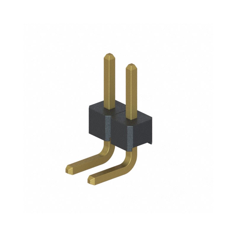 1 pcs : M22-2530205 - CONN HEADER R/A 2POS 2MM