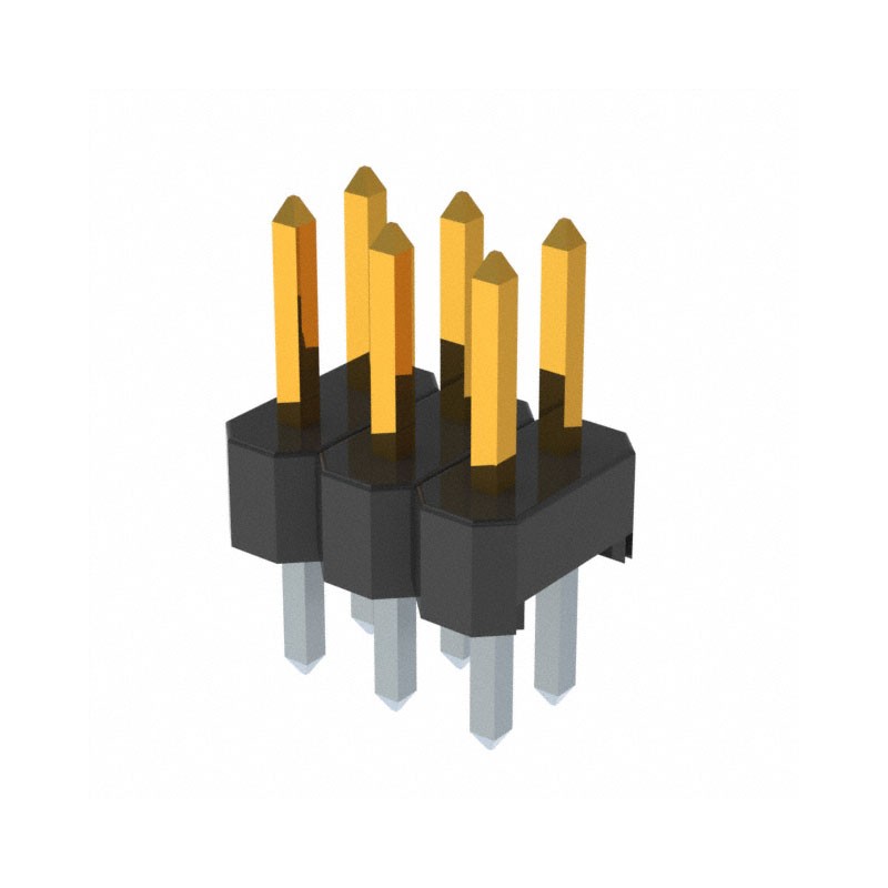 1 pcs : PR20C03VBDN - CONN HEADER VERT 6POS 2MM