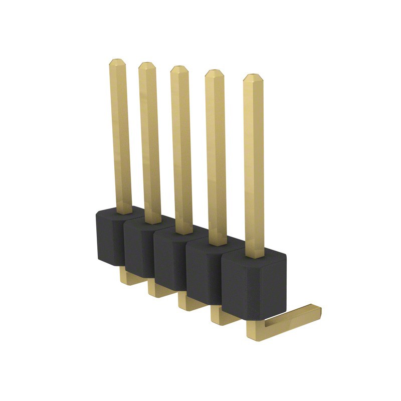 1 pcs : PRPC005SGAN-M71RC - CONN HEADER R/A 5POS 2.54MM