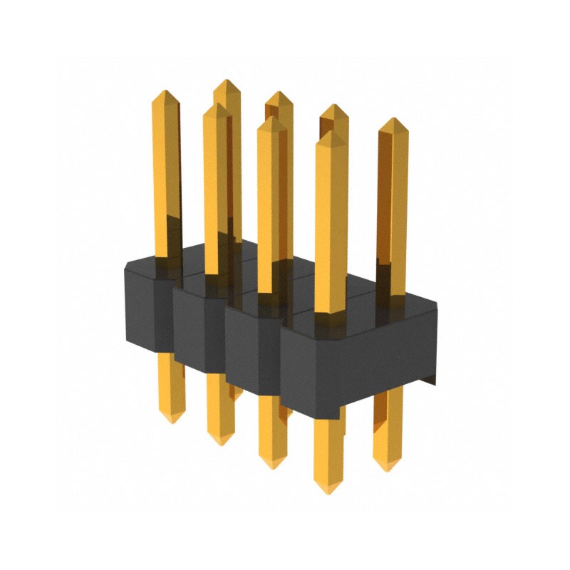 1 pcs : PRPC004DAAN-RC - CONN HEADER VERT 8POS 2.54MM