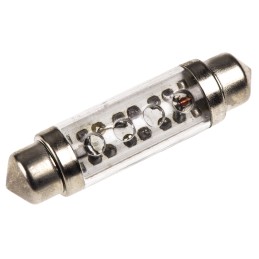 1 pcs - JKL Components LED Car Bulb, White, Festoon shape