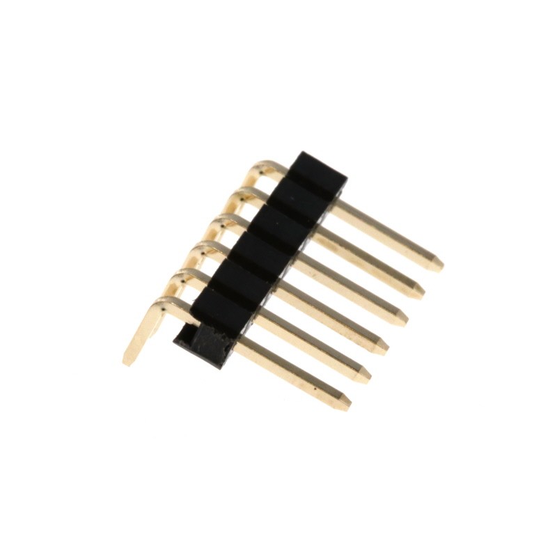 1 pcs : PR20206HBNN - PIN HEADER, THR, SINGLE ROW, .10