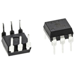 50 pcs - Vishay, 4N37 DC Input Transistor Output Optocoupler, Through Hole, 6-Pin DIP