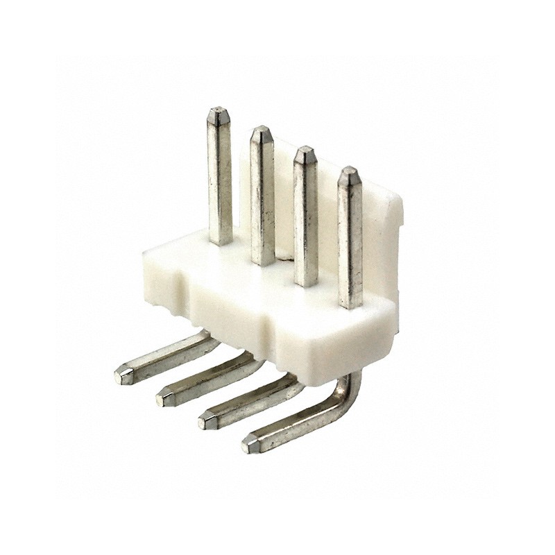 1 pcs : 647676-4 - CONN HEADER R/A 4POS 3.96MM