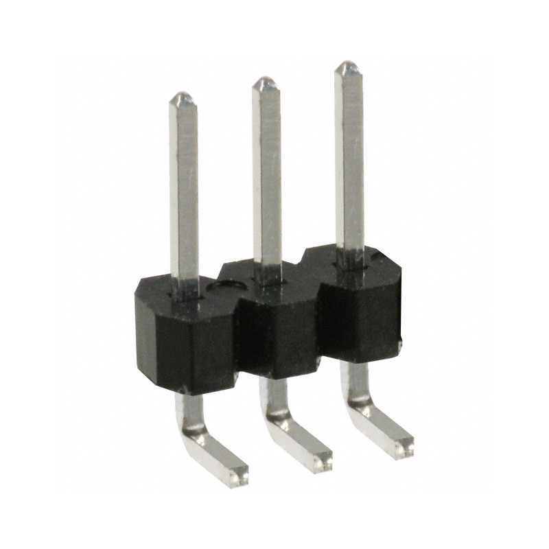 1 pcs : PEC03SBAN - CONN HEADER R/A 3POS 2.54MM