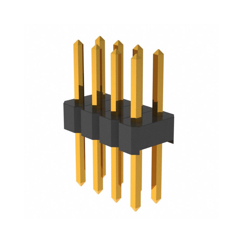 1 pcs : PRPC004DABN-RC - CONN HEADER VERT 8POS 2.54MM