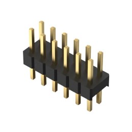 1 pcs : BF050-12-A-B-0200-0300-L-G - 12POS, 2MM PITCH PIN HDR, DIL, T