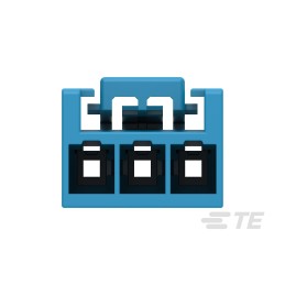 1 pcs : 2420266-3 - SOCKET HSG 3P BLUE HCI 4.0 PITCH