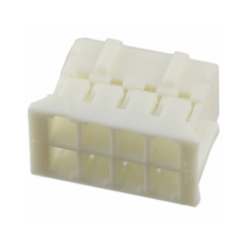 1 pcs : SWH204-NULN-D04-UU-WH - CONN RCPT HSG 8POS 2.00MM
