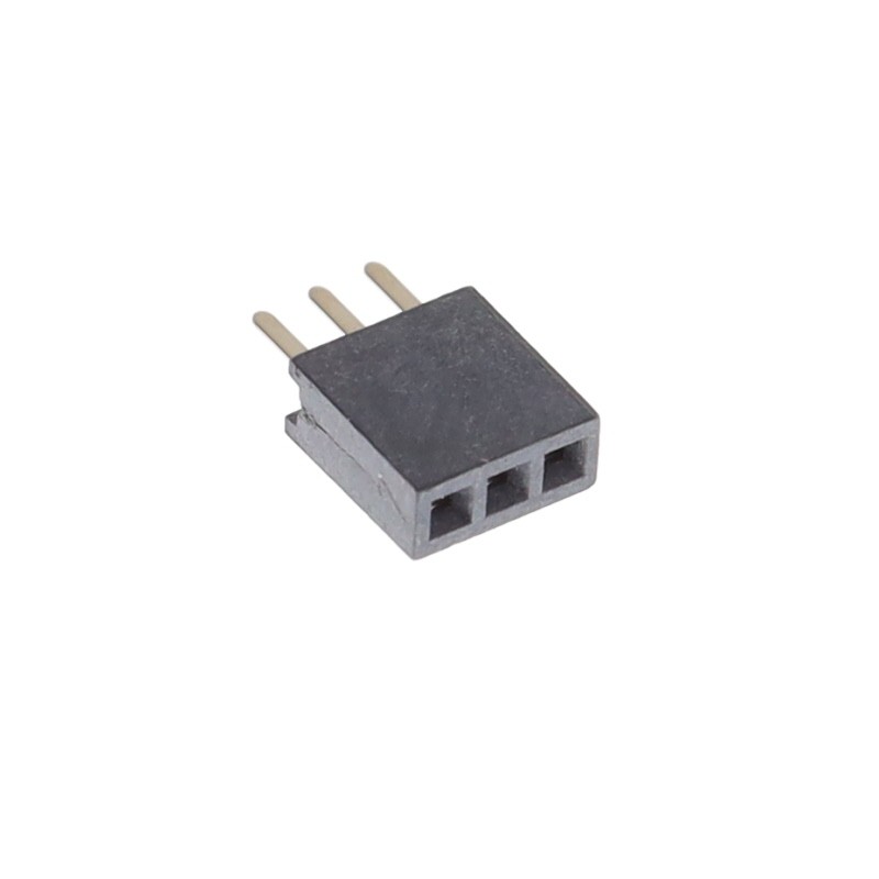 1 pcs : BD080-03-A-0230-L-G - 3W, 1.27MM PITCH SOCKET, SIL, TH