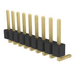 1 pcs : PRPC009SBAN-M71RC - CONN HEADER R/A 9POS 2.54MM