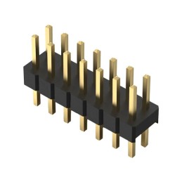 1 pcs : BF050-14-A-B-0200-0300-L-G - 14POS, 2MM PITCH PIN HDR, DIL, T