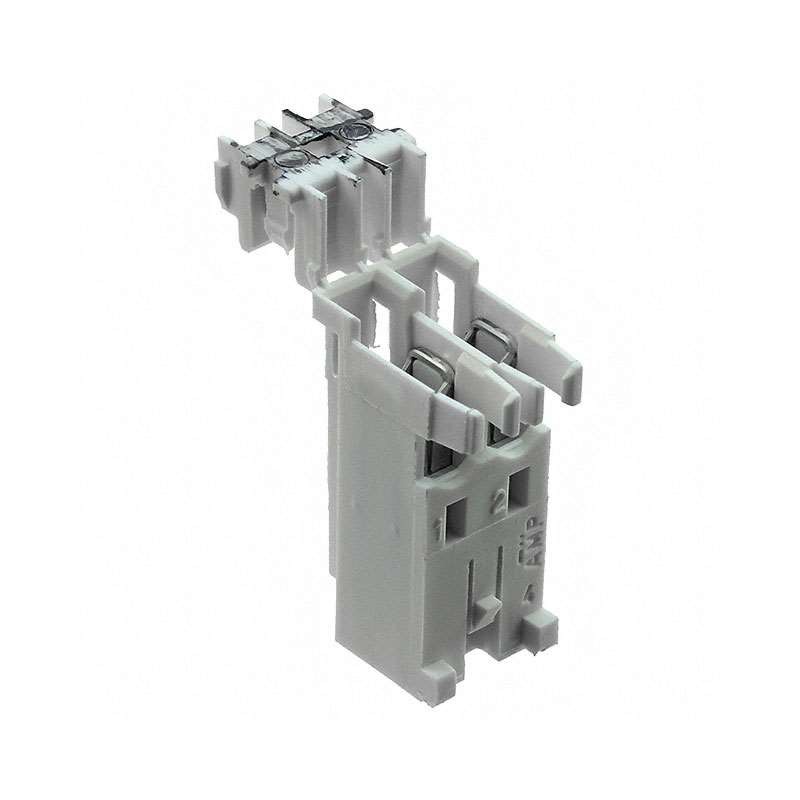 1 pcs : 1-282002-2 - CONN PLUG 2POS IDC TIN