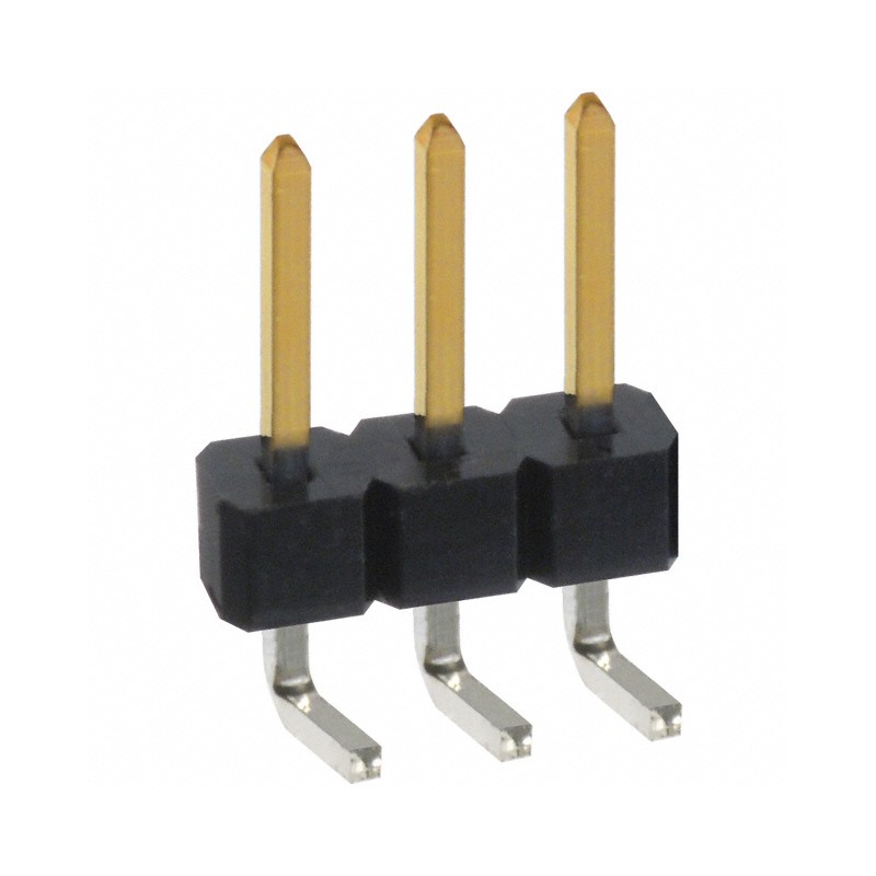 1 pcs : PBC03SBAN - CONN HEADER R/A 3POS 2.54MM