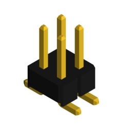 1 pcs : PHDD-SS004G1ABOGE-B005 - MALE HEADER VERTICAL SMD 4POS G/