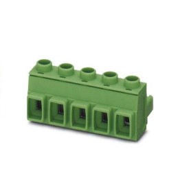 50 pcs - Phoenix Contact 7.62mm Pitch 3 Way Pluggable Terminal Block, Plug, Cable Mount, Screw Termination