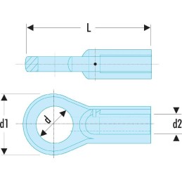 1 pcs - Facom Nut Splitter For Nut Sizes M18 to M22