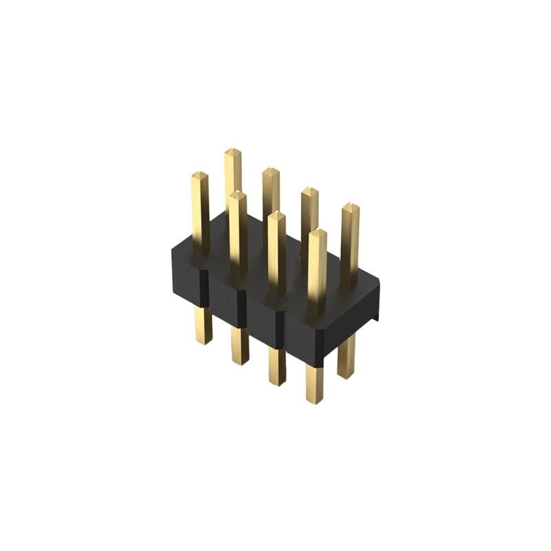 1 pcs : BF050-08-A-B-0600-0300-L-G - 8POS, 2MM PITCH PIN HDR, DIL, TH