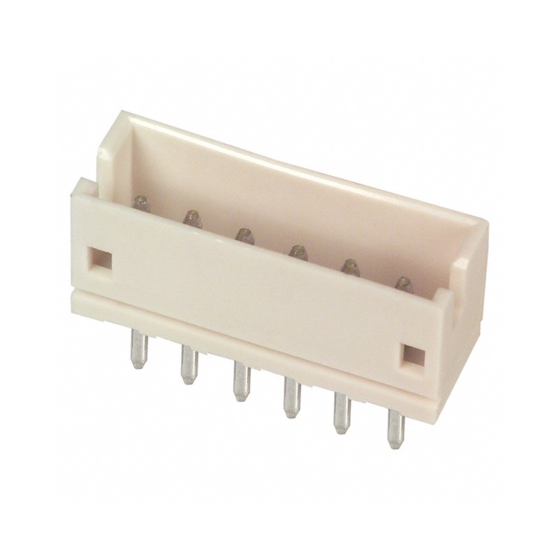 1 pcs : B6B-ZR - CONN HEADER VERT 6POS 1.5MM