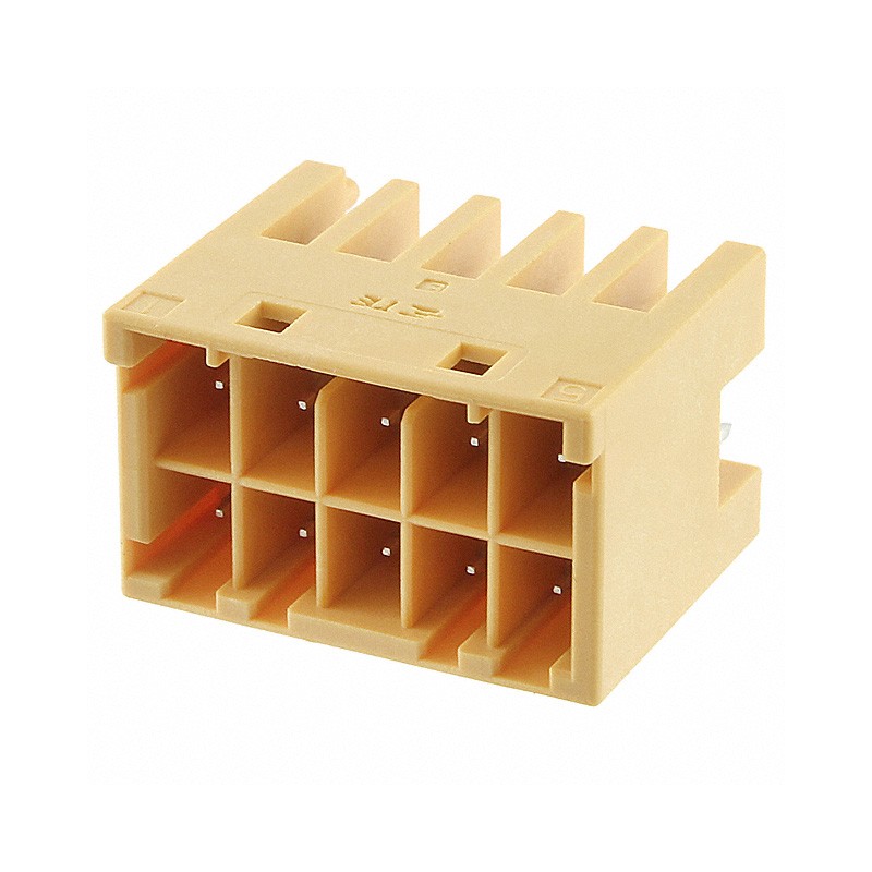 1 pcs : 4-1971906-5 - CONN HEADER VERT 10POS 3.3MM