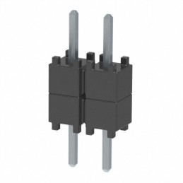 1 pcs : DW-02-07-T-S-200 - CONN HDR 2POS 0.1 STACK T/H TIN