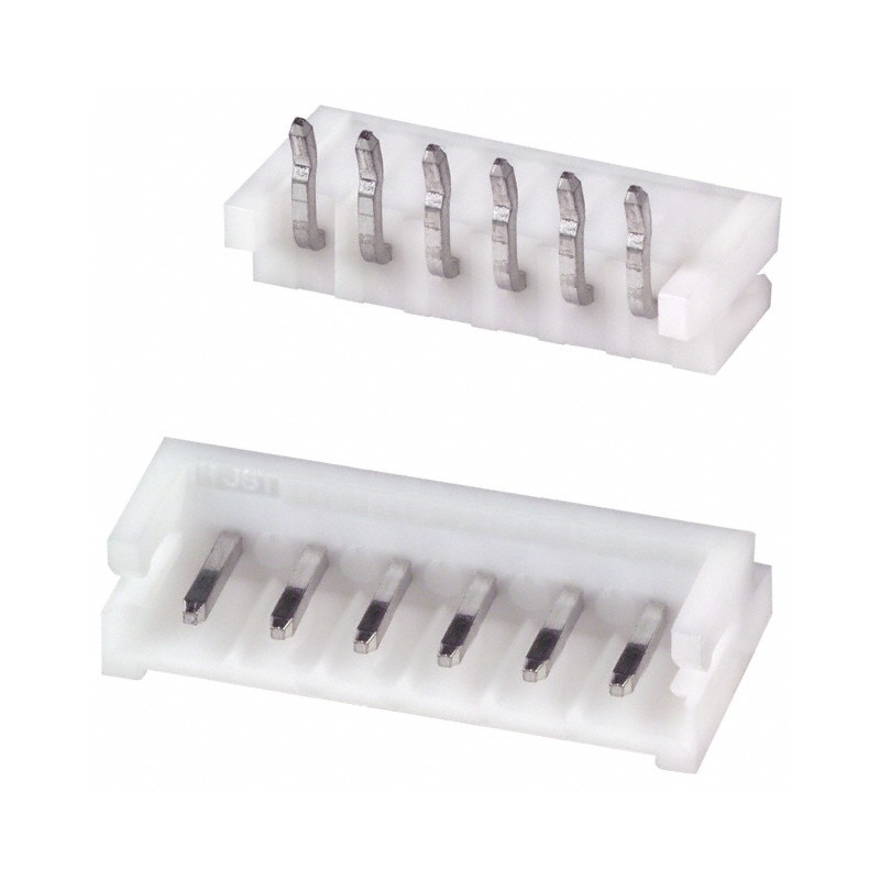 1 pcs : S6B-EH - CONN HEADER R/A 6POS 2.5MM