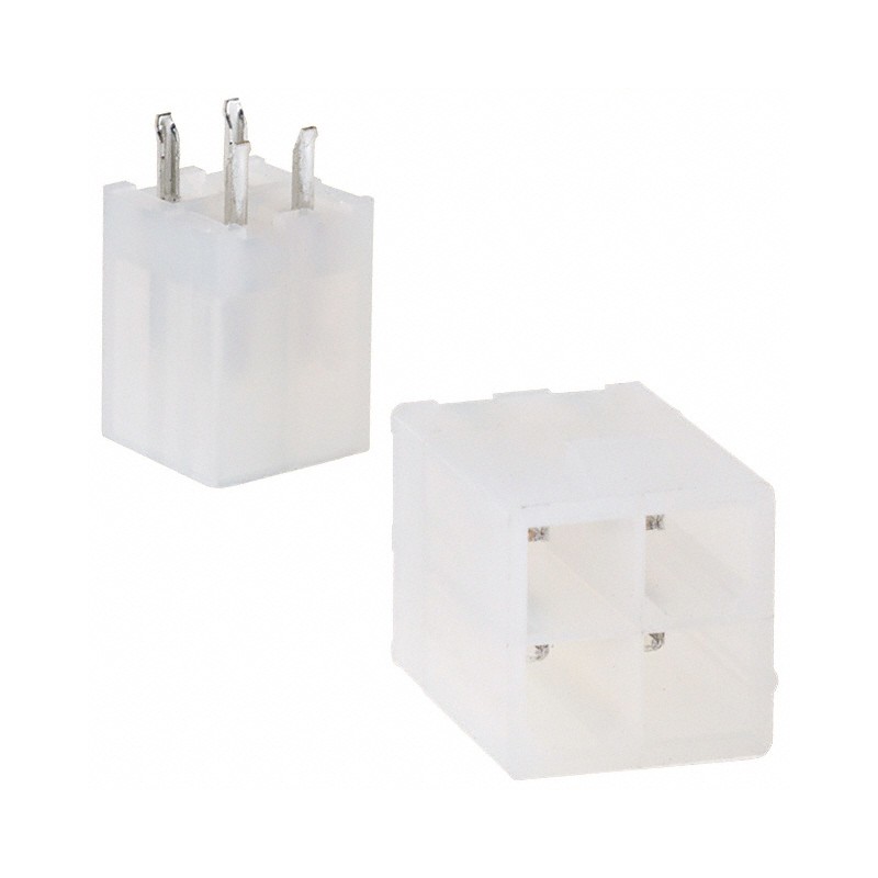 1 pcs : 1586037-4 - CONN HEADER VERT 4POS 4.2MM