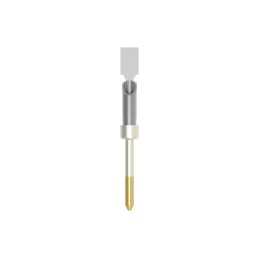 25 pcs - AMPLIMITE Series, PIN Solder D-sub Connector Contact, Gold Pin, 0.8 - 0.9 mm²