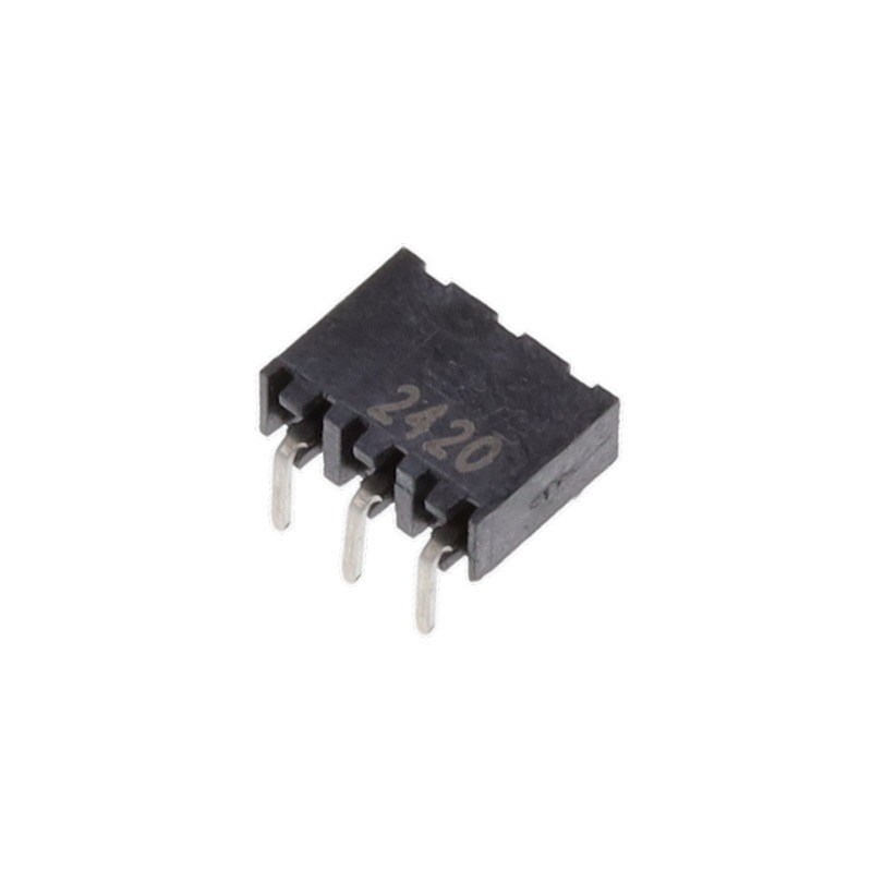 1 pcs : 2314928-3 - 3P,2MM,B-B,REC,SRHZ,2.1,0.1AU,TB