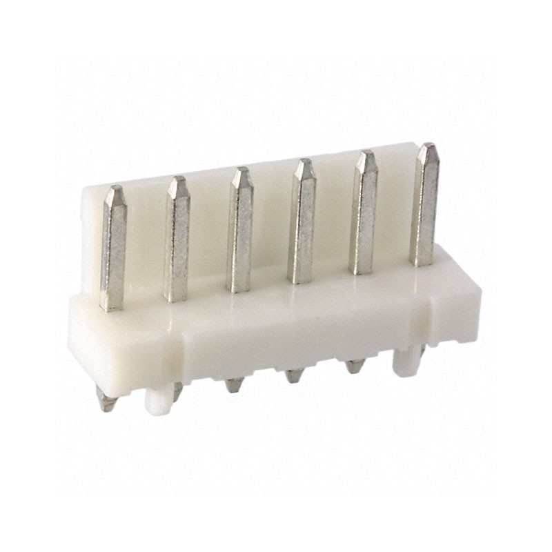 1 pcs : 1744057-6 - CONN HEADER VERT 6POS 3.96MM