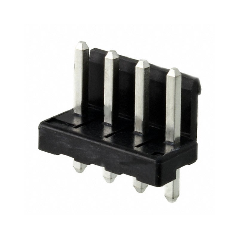1 pcs : 5-1123723-4 - CONN HEADER VERT 4POS 3.96MM