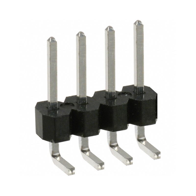 1 pcs : PEC04SBAN - CONN HEADER R/A 4POS 2.54MM