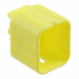 1 pcs : 174260-7 - CONN CAP 4POS DBL LOCK YELLOW