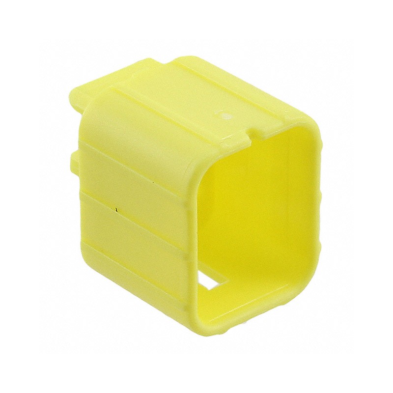 1 pcs : 174260-7 - CONN CAP 4POS DBL LOCK YELLOW