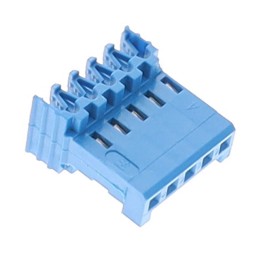 1 pcs : 144271-5 - CONN PLUG 5POS IDC 26AWG TIN
