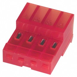 1 pcs : 3-640440-4 - CONN RCPT 4POS IDC 22AWG TIN